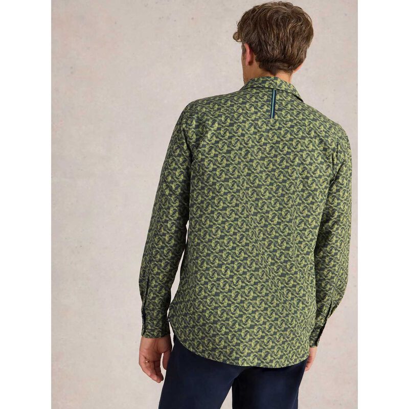 White Stuff Koi Fish Printed Shirt image number 1